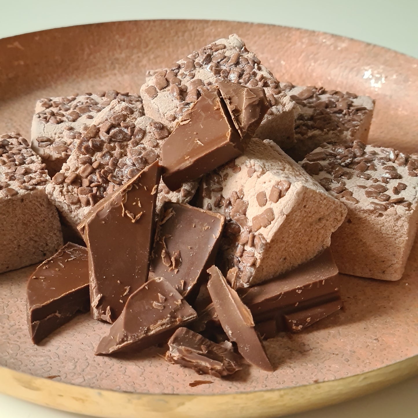 Nog meer chocolade in onze choco marshamllow met choco top. Overheerlijk