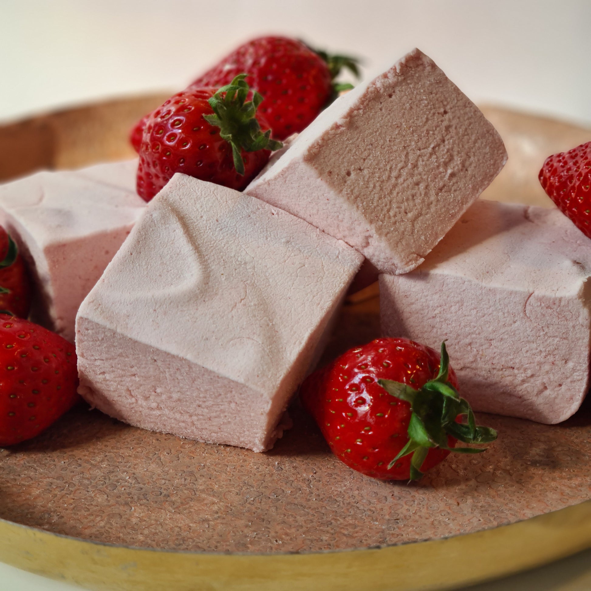 Aardbei marshmallows